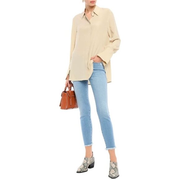 💕FRAME💕 Le High Skinny Micro Shredded Hem Jeans - Picture 12 of 16